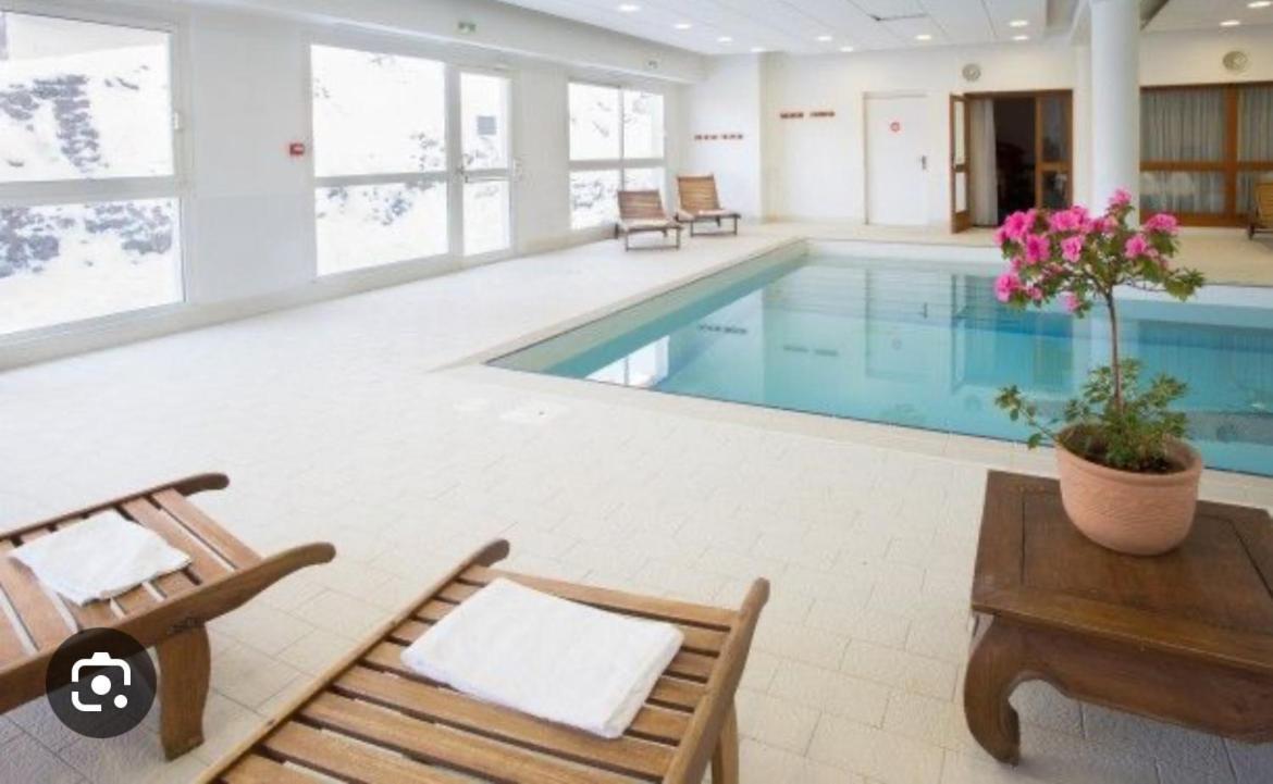 Appartement 4 Personnes Avec Piscine Interieure Puy-Saint-Vincent Dış mekan fotoğraf